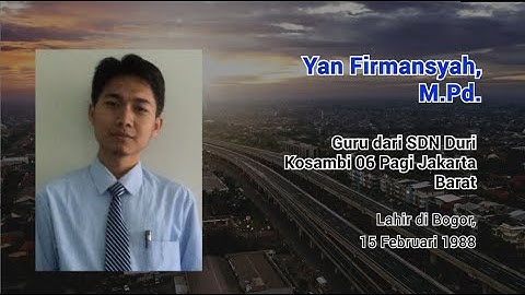 Profil Yan Firmansyah, M.Pd. | #Parapenulis Eps 146
