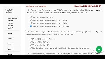 🔥💥WEEK 6💥🔥INTRODUCTION TO ROBOTICS ASSIGNMENT SOLUTION💥💥