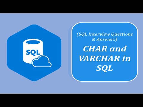 SQL Interview Question and Answers | Describe the difference between CHAR and VARCHAR Data Types