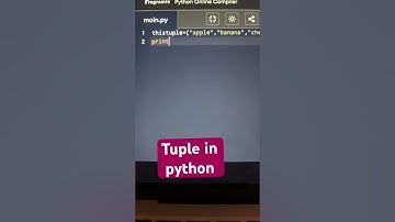 Learn python tuple #coding #python #viralvideo #code #pythonanddjangofullstackwebdeveloper