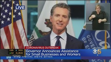 Raw Video: Gov. Gavin Newsom Announces Help For Small Businesses During Coronavirus Pandemic