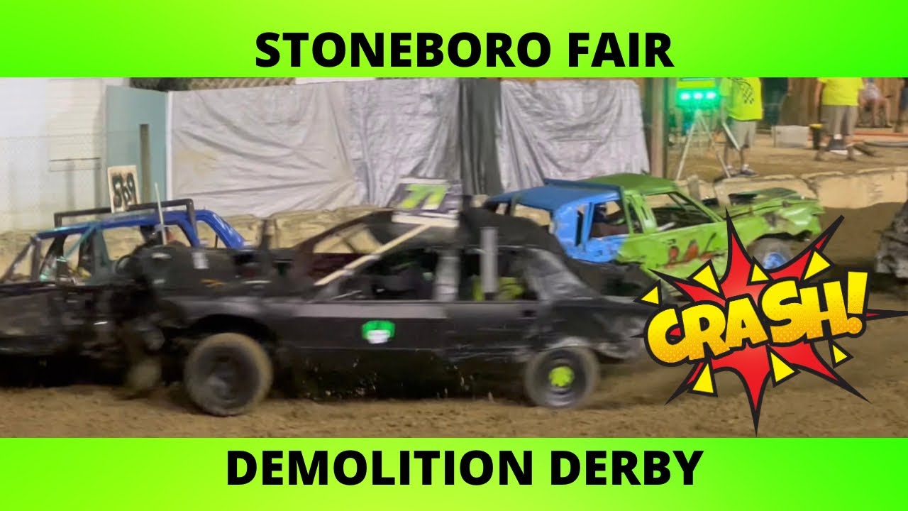 Stoneboro Fair, PA DEMOLITION DERBY September 3, 2022 