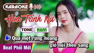 Karaoke Hoa Trinh Nữ Tone Nam Nhạc Sống Phối Mới | Nguyên Organ