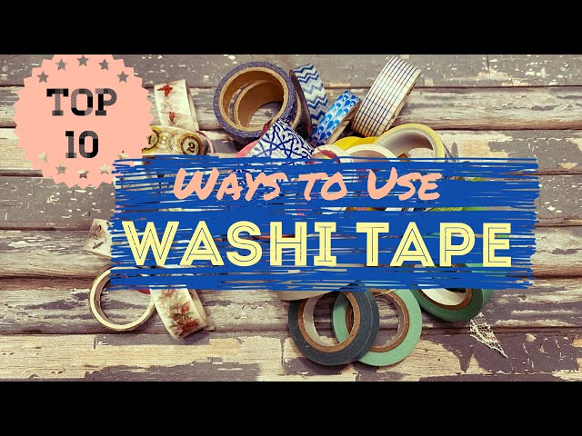 10 Ways To Use Washi Tape In Your Journals, Washi Unboxing