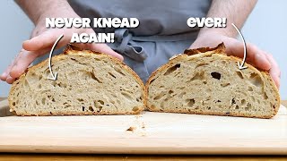 NO KNEAD SOURDOUGH RECIPE | The ULTIMATE Beginners Guide To Homemade Sourdough Bread