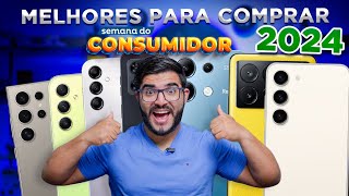 TOP 10 Melhores Celulares COMPRAR NA SEMANA DO CONSUMIDOR 2024! (sem dúvidas)