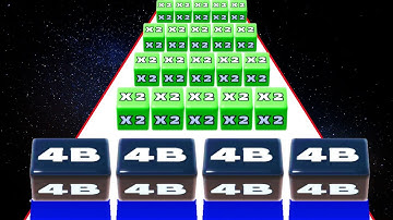 Jelly Run 2048 vs Number Run 3D - Satisfying ASMR Video (Noob vs Pro vs Hacker)