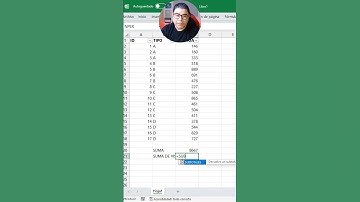 Sumar sólo celdas visibles en Excel #shorts