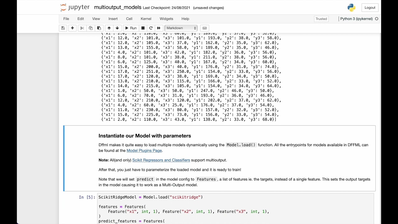 Use Case: Multi Output Models