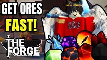 How To Grind Rare Ores *REALLY* Fast in The Forge Roblox!