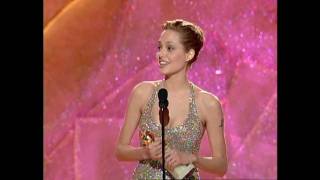 Angelina Jolie Wins Best Actress In A Mini-Series - Golden Globes 1999