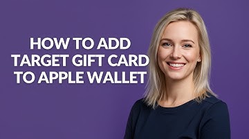HOW TO ADD TARGET GIFT CARD TO APPLE WALLET - Julia