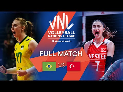 видео: 🇧🇷 BRA vs. 🇹🇷 TUR - Full Match | Preliminary Phase | Women's VNL 2022