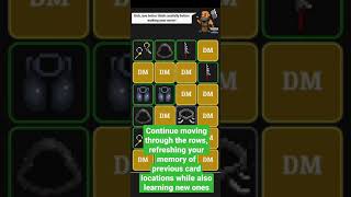 Dungeon Masters Memory Game Quick Guide (Mobile) screenshot 1