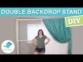 PVC Double Backdrop Stand | PVC Pipe Dual Backdrop Stand