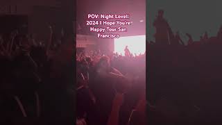 POV: Night Lovell 2024 I Hope You’re Happy Tour #concert  #suicideboys #rap #viral #trending #hiphop