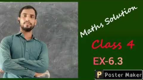 Viva Start up maths Solution class 4 Ex-6.3 BY-SADDAM SIR