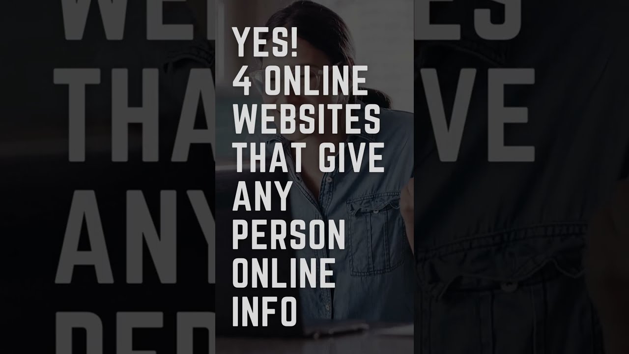 Get Any Person Information Online
