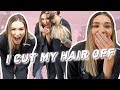 I CUT MY HAIR OFF | VLOG