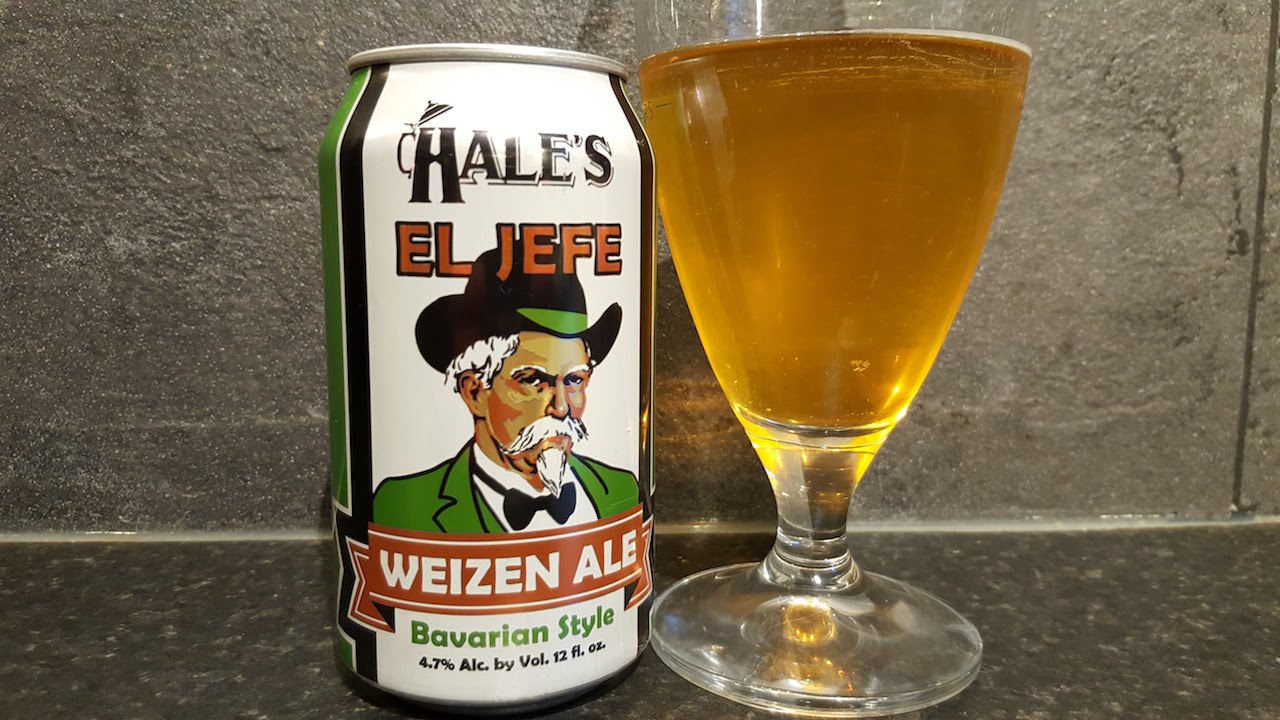 Hale's Ales El Jefe Bavarian Style Weizen Ale American Craft Beer