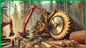 199 Amazing Fastest Big Forestry Chainsaw Machines That Are on Another Level