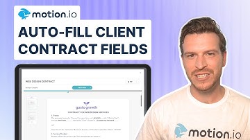Stop Manually Filling Out Contracts – Auto-Fill with Motion.io Custom Fields