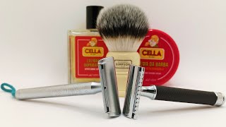 Celebrity MÜHLE Companion Vs MÜHLE R89 comparison, shave and thoughts on Razors. Profile