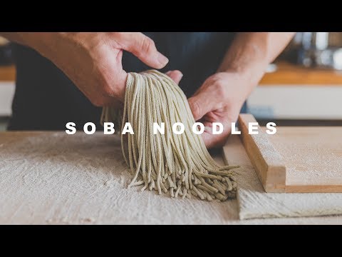 [what I eat] soba noodles ☆ 夏の新そばを打ったよ！