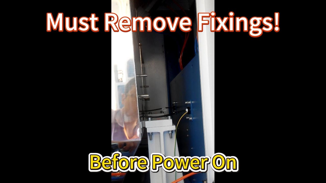 Installation Guide DCS-25K-3A: Remove Shipping Fixings Before Use ...