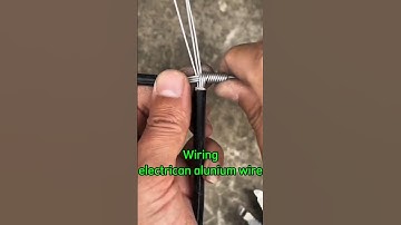 How to splice aluminum electrical wires #wiring #wire #electrical