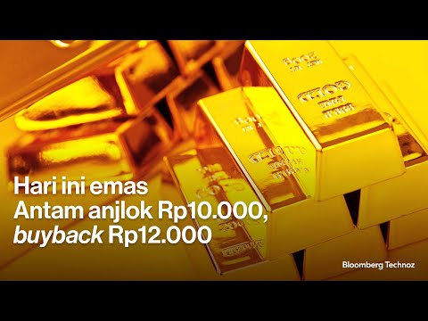 Hari ini emas Antam anjlok Rp10.000, buyback Rp12.000