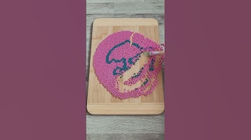 Squid Game Cookie, But PINK! (Reverse Video) #shorts