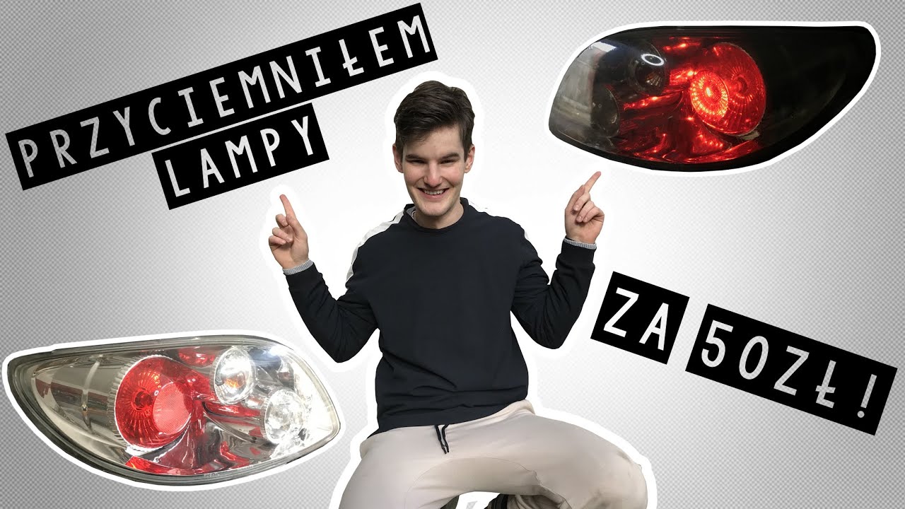 TUNING WIZUALNY W KWARANTANNĘ #2 - PRZYCIEMNIAM TYLNE LAMPY! PEUGEOT 206 GTI