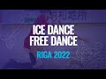 Ice dance free dance  riga 2022  jgpfigure