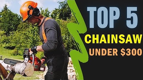 Best Chainsaw under $300 🔥 Top 5 Best Budget Chainsaw Reviews 2022
