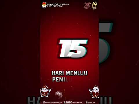 Countdown 15 Hari Menuju Pemilu 2024