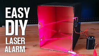 Incredible Life Hacks -DIY Easy Laser Alarm