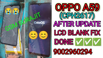 OPPO A59 5G{CPH2617}BLANK DISPLAY AFTER UPDATE FIX DONE@A59DEADFIX @PerfectMobileSolution @A59LOGO