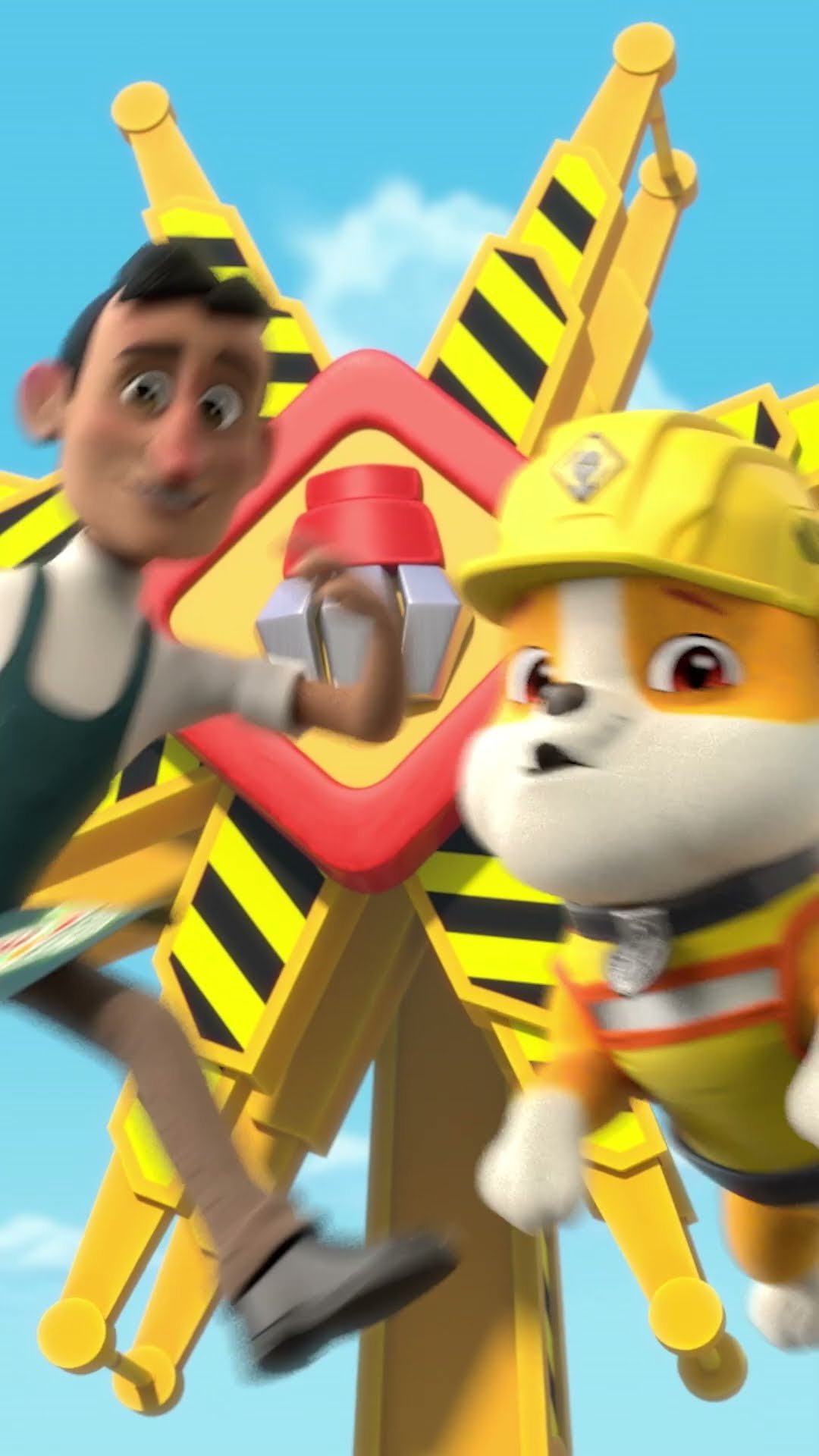 La familia canina construye una Rueda de la Fortuna ?