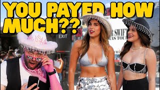 How much did Taylor Swift fans pay for concert tickets?? 😱