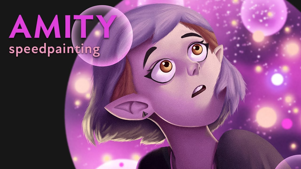 Amity Fanart [Realistic style] - YouTube