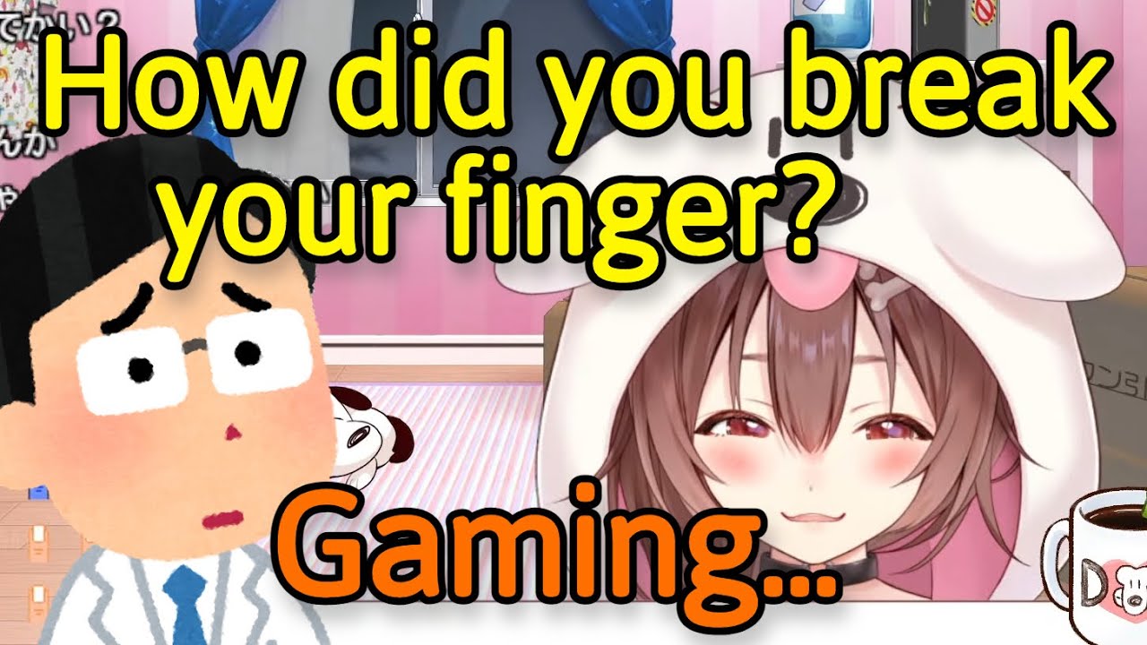 Korone's Doctor Was Skeptical That Korone Could Break Her Finger From Just Gaming Too Hard