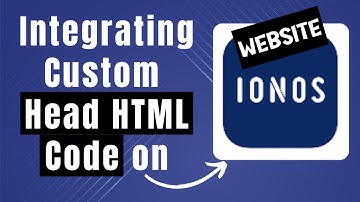 Step By Step Learn How To Add a Custom Head HTML Code For IONOS Website (Complete Guide)