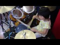 Immigrant Song - Led Zeppelin / seven year old drummer "Yoyoka"  / レッド・ツェッペリン『移民の歌』 7歳 が叩いてみた