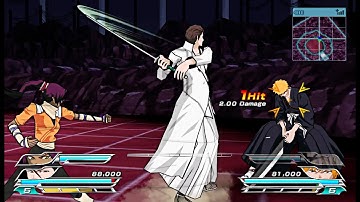 Aizen Sosuke & Yoruichi Vs Ichigo Kurosaki & Zaraki Kenpachi! Bleach Versus Crusade/Rebirth of Souls