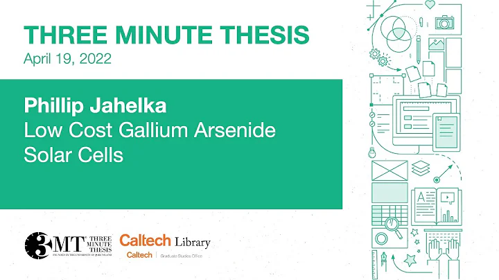 Phillip Jahelka - Three Minute Thesis - 4/19/2022