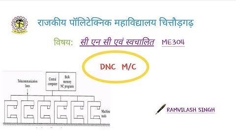 ME304 | DNC Machine | unit 1(1.3) | Lect. 5| RAMVILASH SINGH | GPC chittorgarh  (in hindi)