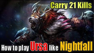 The Fury of the North! Nightfall's Ursa Dominates (21 Kills!)