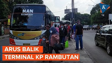 H+2 Lebaran 2022, Arus Balik Mulai Meningkat di Terminal Kampung Rambutan
