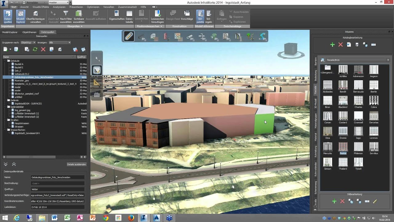Online Workshop ≡ Projektvisualisierung mit Autodesk Infraworks